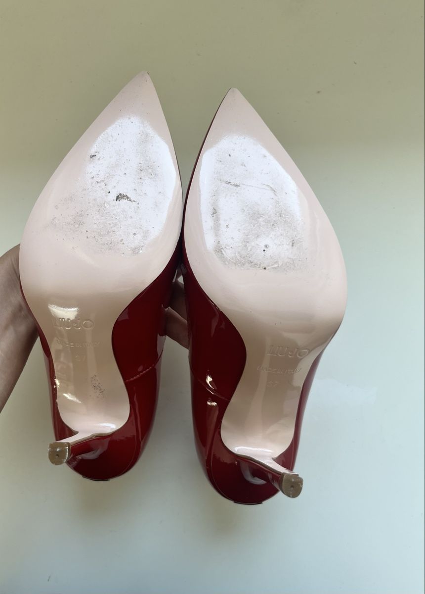 Liu Jo Damenschuhe: LIU JO red leather pumps – Neu (gemäss Beschreibung) aus Luzern von ani_2v6p 1