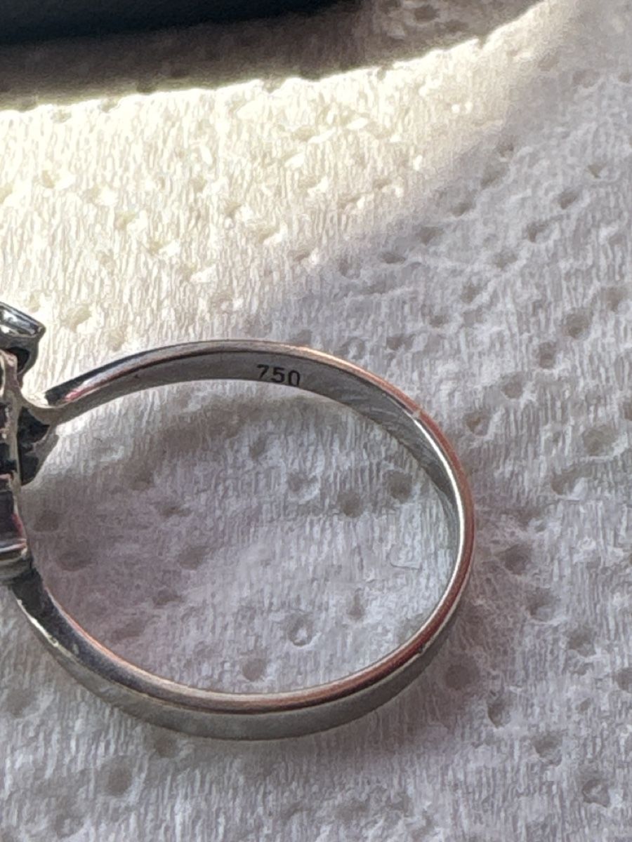 Bagues: Bague or 750 saphirs et diamants – D'occasion à Versoix par tem_f7yk 2