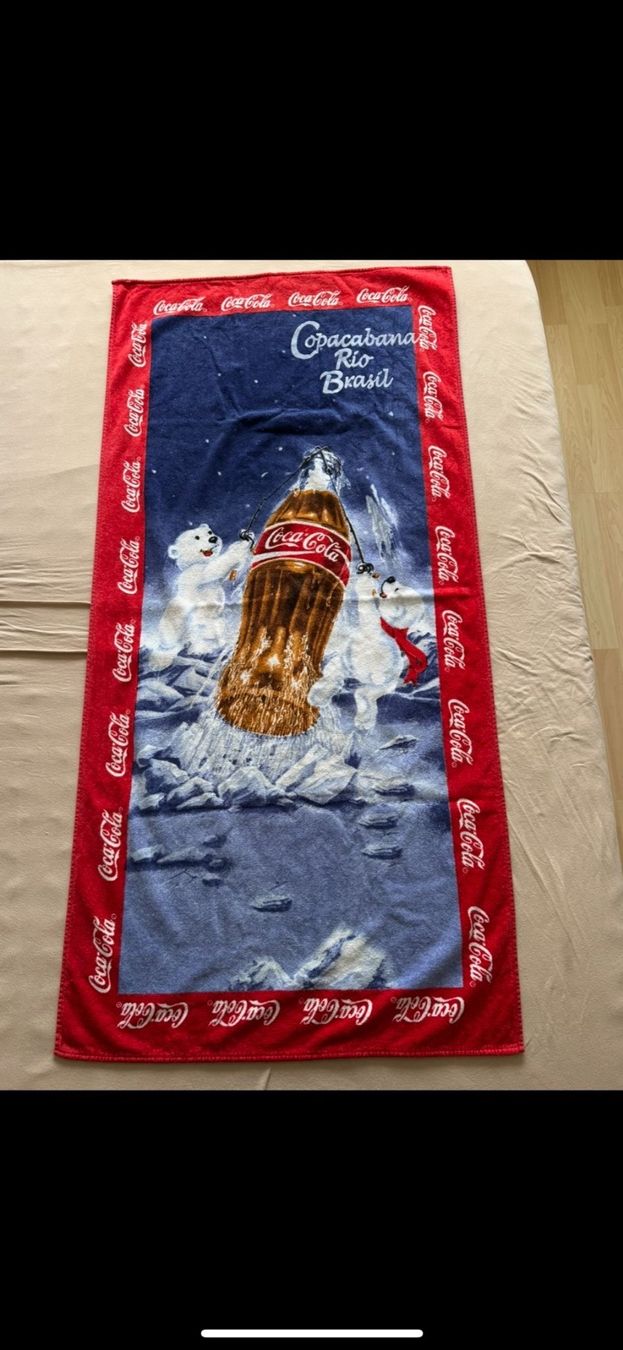 Teli da bagno: Badetuch Coca-Cola 70x140cm – Usato da Luzern venduto da lbreu 2
