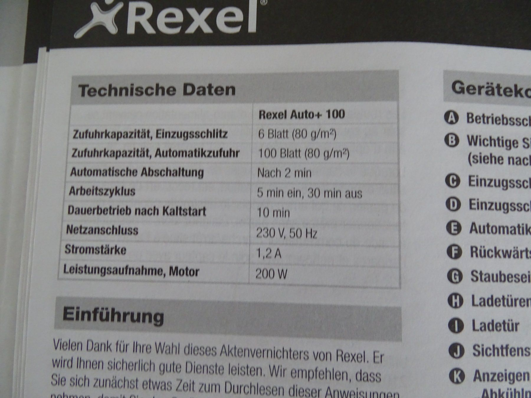 Rexel Distruggi documenti: Aktenvernichter Rexel+100 – Usato da Steffisburg venduto da Robinh.17 9
