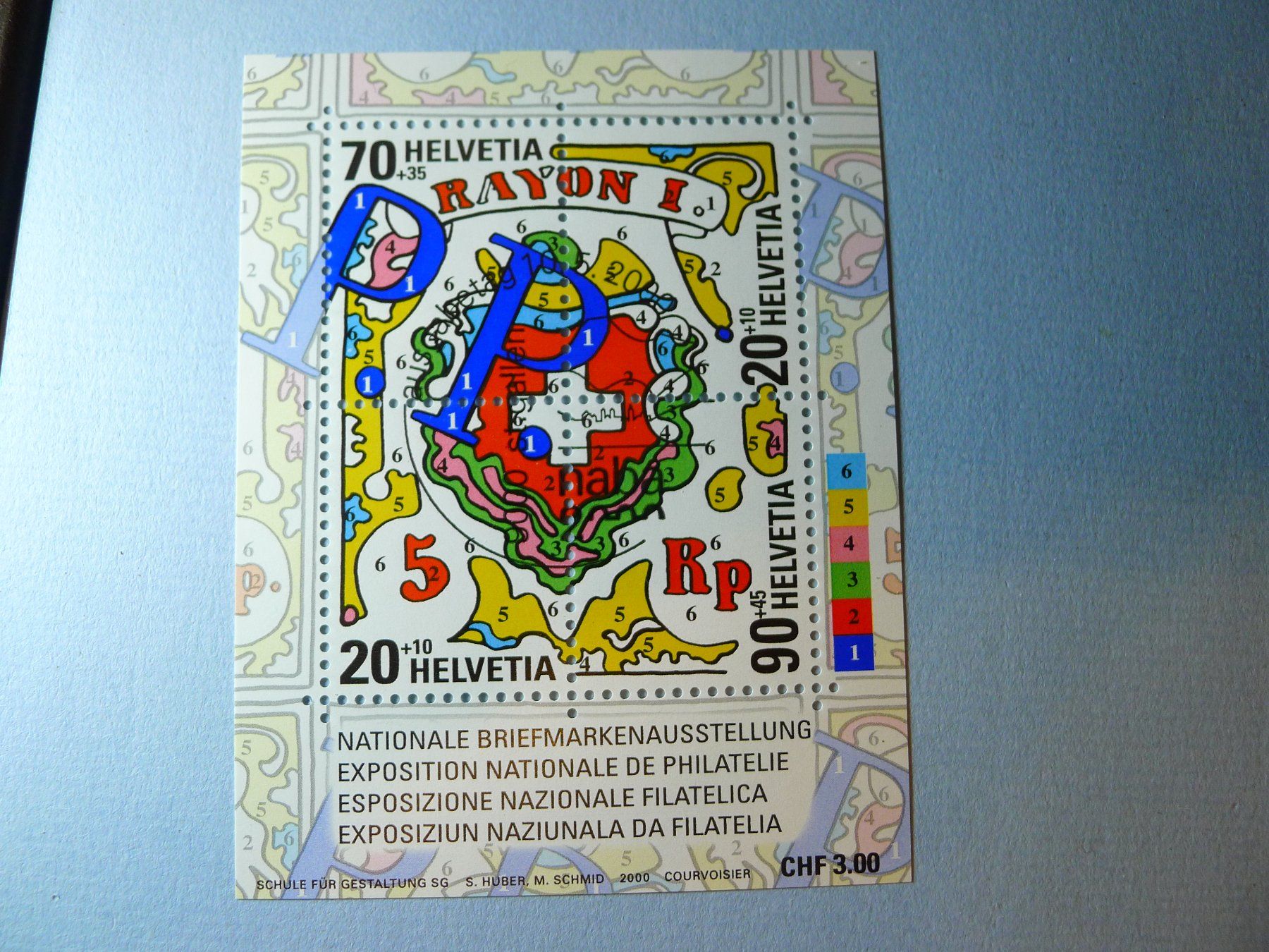 Alle Briefmarken: NABA 2000 II  W89 ET Vollstempel – Gebraucht aus Dagmersellen von sli72