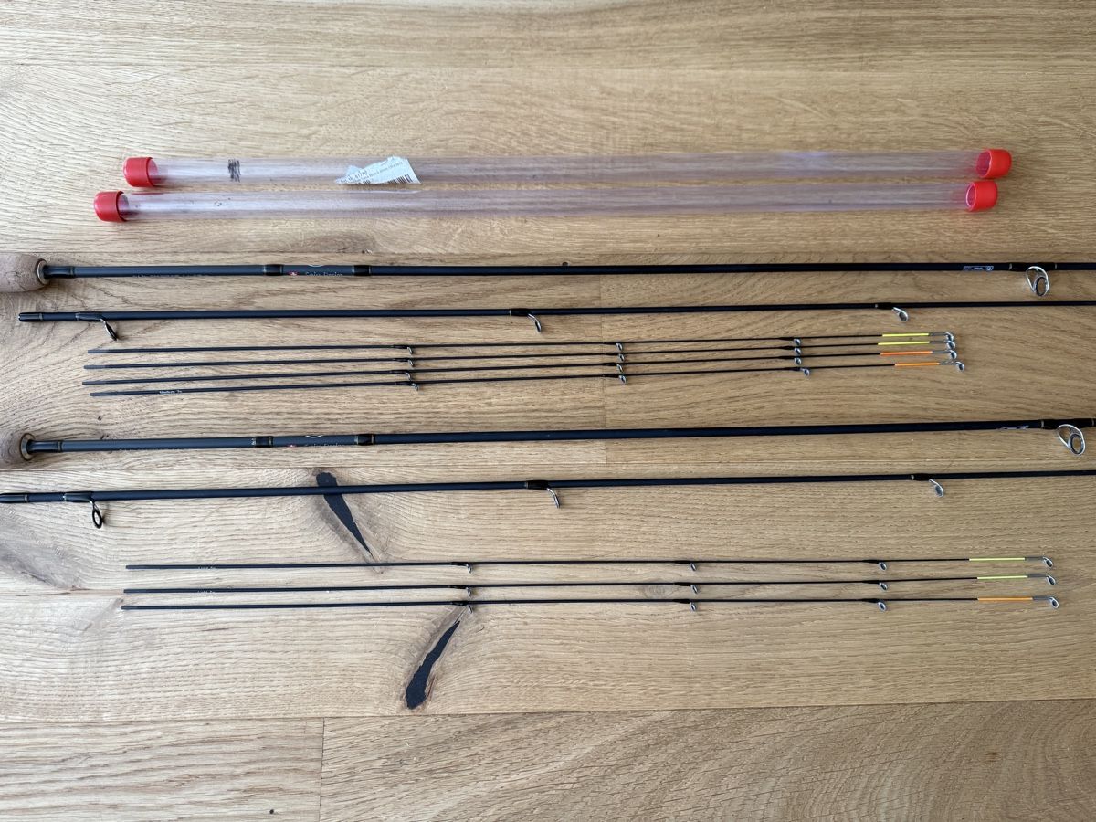 Stucki Thun Canne da pesca: Felchenruten 2x Stucki De Luxe Coregone 240 – Usato da Thun venduto da tscheune 2