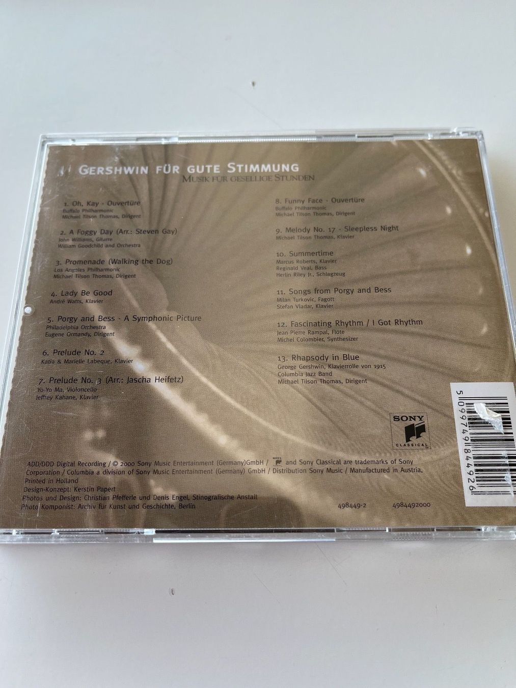 Audiolibri: Gershwin für gute Stimmung – Usato da Rüti ZH venduto da alumedien 1