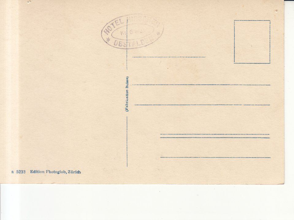 Ansichtskarten: Obstalden ca. 1930 – Gebraucht aus Bürglen TG von StampGraf 1