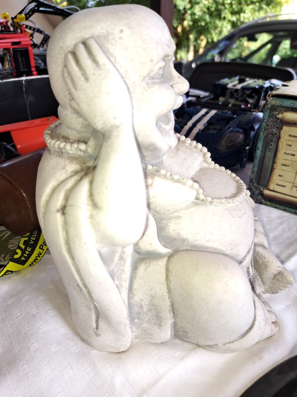 Statuette: Stein Buddha Figur,  – Usato da Kölliken venduto da Upcycling-by-Mc-TAM 6