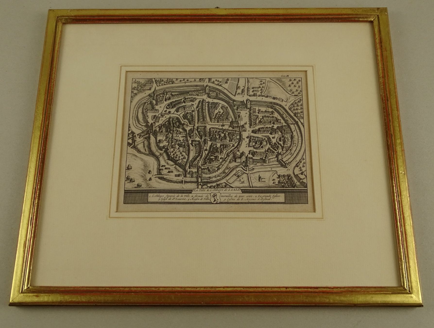 Incisioni: ST. GALLEN, KUPFERSTICH 1778 – Usato da Grüningen venduto da Kartensammler