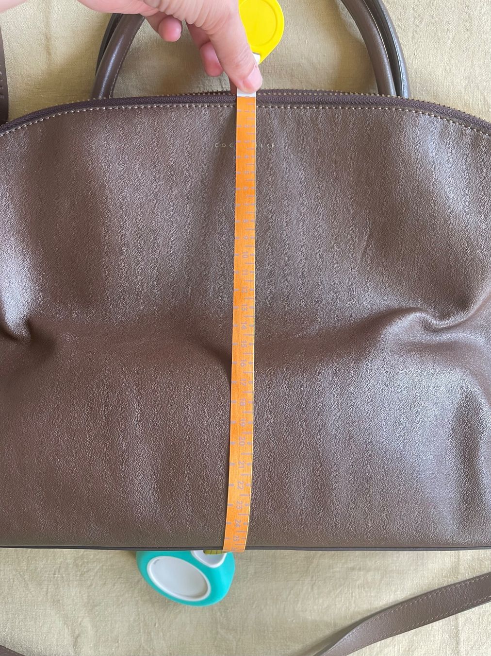 Coccinelle Borse da donna: Coccinelle Ledertasche Braun – Usato da Hirzel venduto da carta9 5