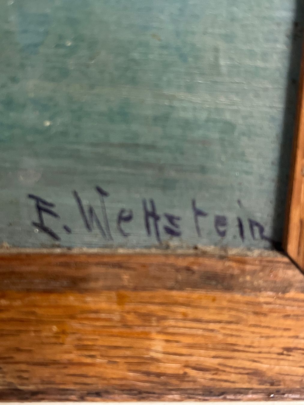 Dipinti: E. Wettstein ÖlGemälde – Usato da Basel venduto da PAUL_ART 5