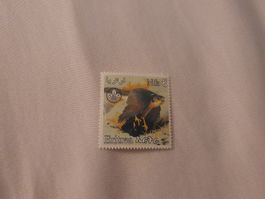 Timbre rare: Érythrée - Faucon pèlerin, édition scouts 2002!
