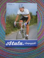 URS FREULER CH VELORENNFAHRER TEAM ATALA AUTOGRAMMKART ANTIK