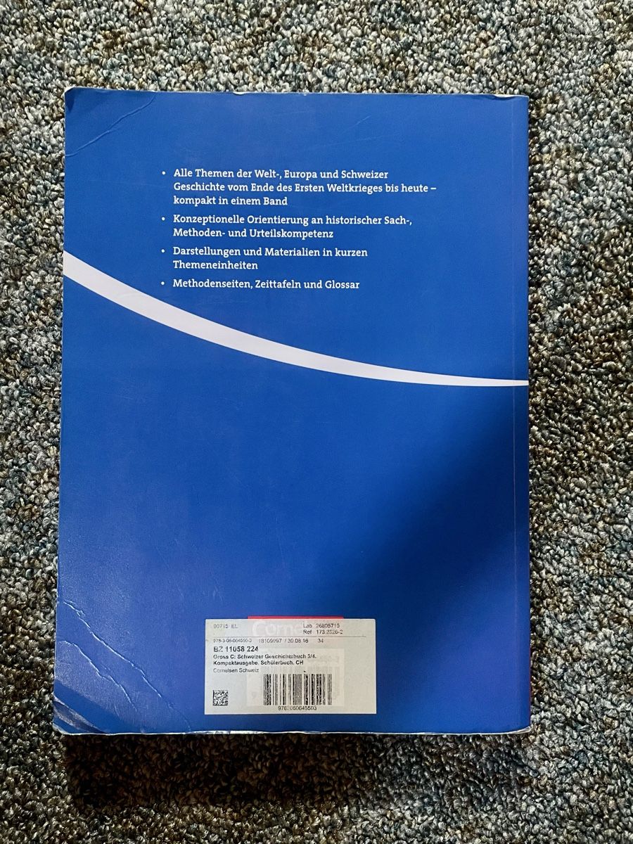Bücher: Schweizer Geschichtsbuch 3|4 Kompaktausgabe – Neu (gemäss Beschreibung) aus Uster von lol_7kfk 1