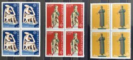 1974 Griechenland Europa 4er Satz ** - Skulpturen- 1166-68