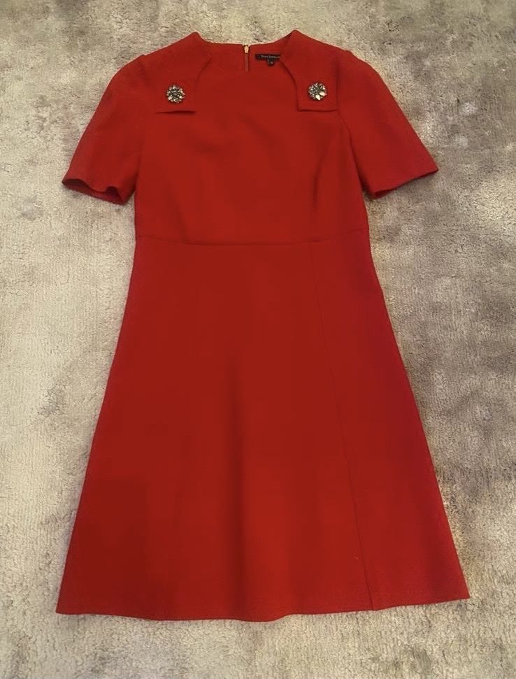Tara Jarmon Kleider: Robe rouge Tara Jarmon – Gebraucht aus Genève von AlBE909
