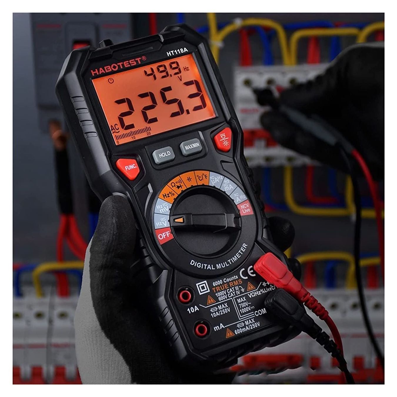 Misurare: Multimeter Mit Led-Buchsen 2 Sicherungen – Nuovo (secondo la descrizione) da Thun venduto da onlino 8
