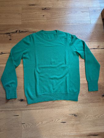 Kaschmir Pullover, grün, Gr. L top Zustand