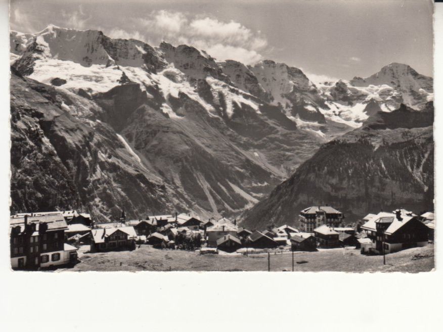 Cartoline postali: Mürren 1957 – Usato da Bürglen TG venduto da StampGraf