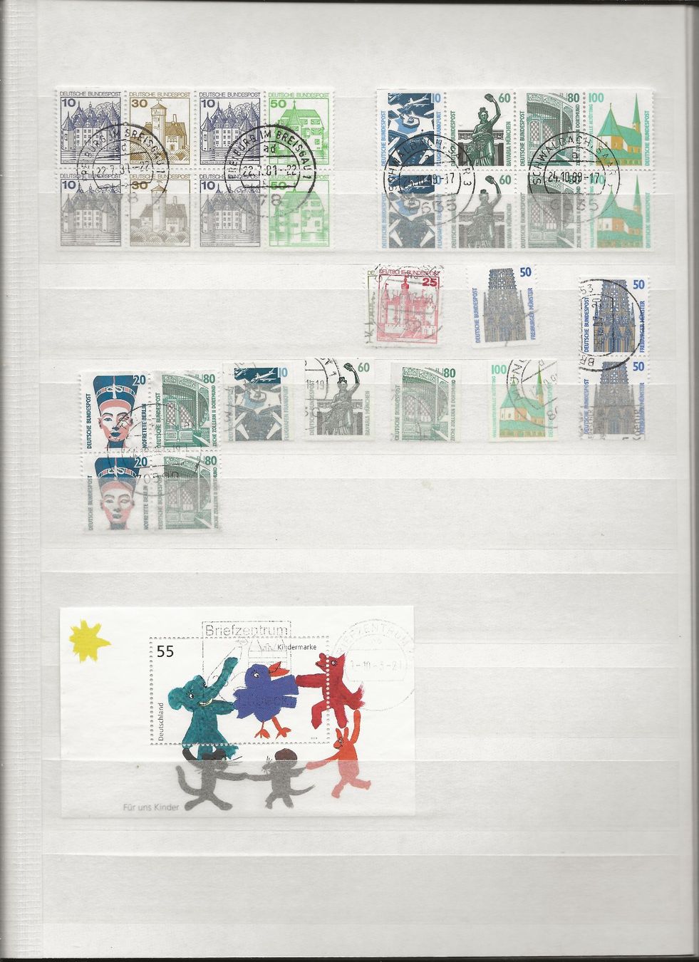 Alle Briefmarken: Marken Deutschland BRD gestempelt – Gebraucht aus Au ZH von xelagreb01 6