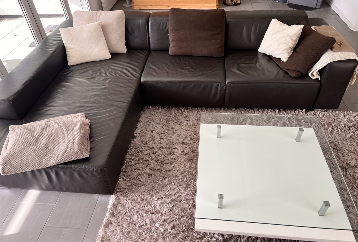 Sofas: Lederpolstergruppe - perfekt für WG oder Erstwohnung – Gebraucht aus Lufingen von RueegerR 2
