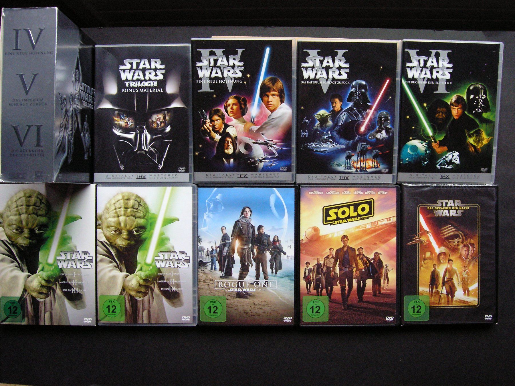Alle DVDs: STAR WARS  DVD COLLECTION – Gebraucht aus Zuzwil SG von vette13