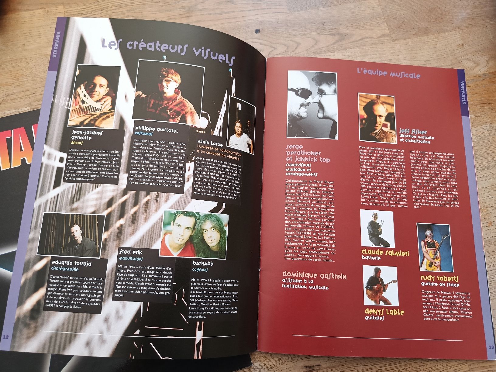 Revues & Magazines: 2 programmes Starmania + 2 billets de concert 1996 – D'occasion à Bex par Canouille 2