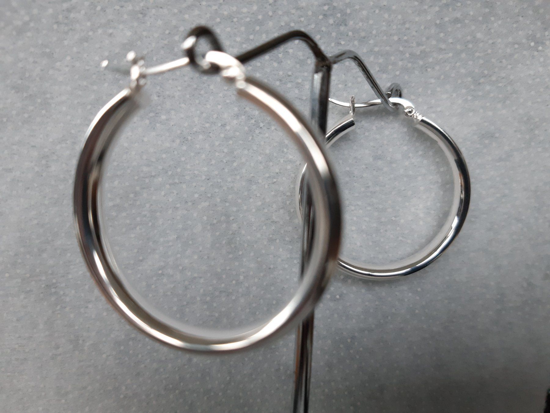 Orecchini pendenti & Orecchini a lobo: Creolen Sterling Silber 925 - 35mm – Nuovo e nell'imballaggio originale da Einsiedeln venduto da My__Way 3
