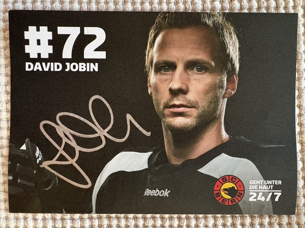 Autografi: AK Autogramm von SCBern / David Jobin – Usato da Rümlang venduto da Kartenpost1
