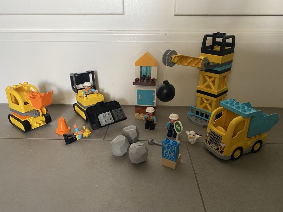 Lego Giocattoli: LEGO DUPLO Baustelle mit Abrissbirne – Usato da Zürich venduto da rotschwarzkaeppchen