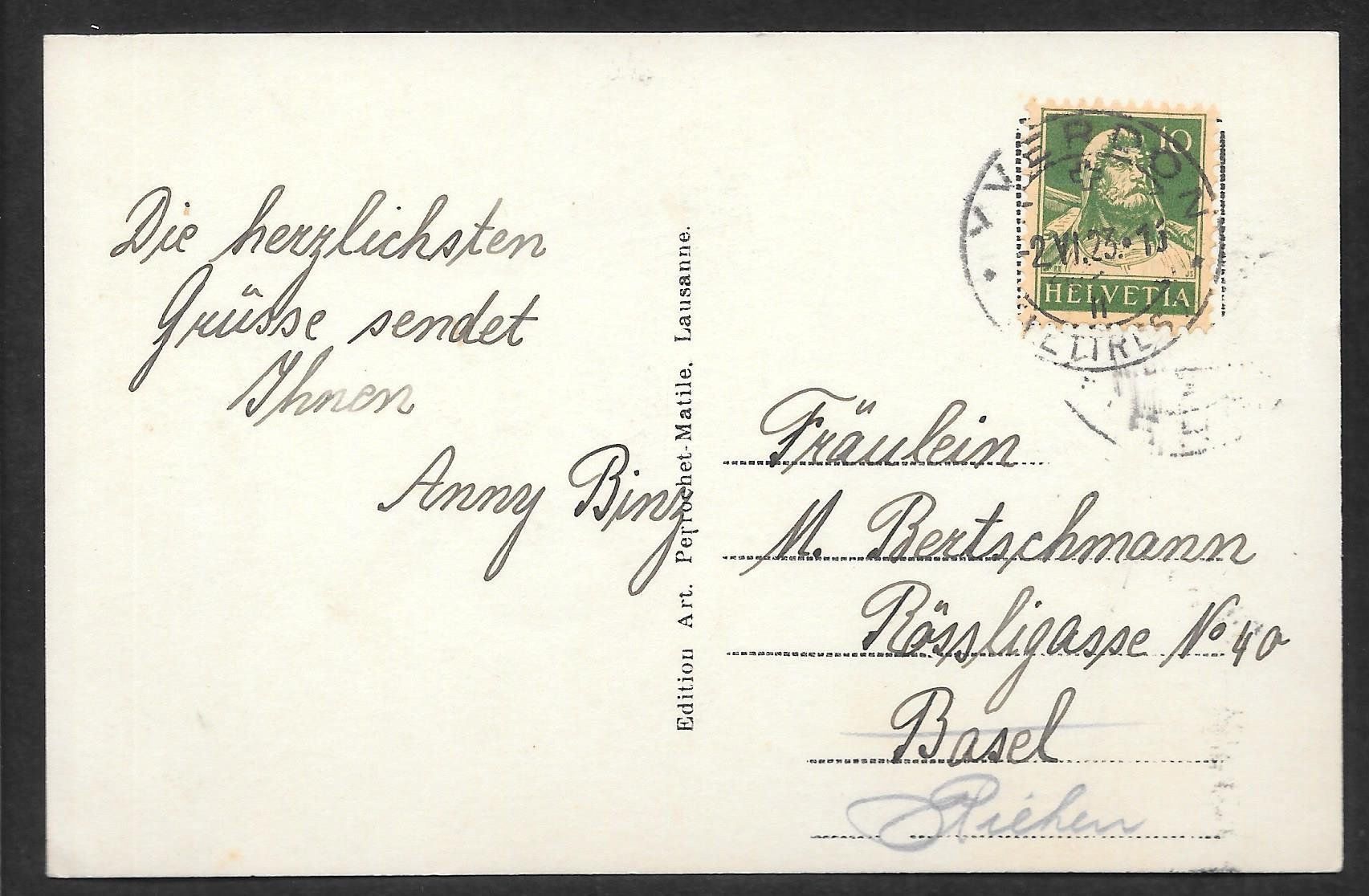 Cartes postales: Yverdon Vue Générale – D'occasion à Olten par clotaldi 1
