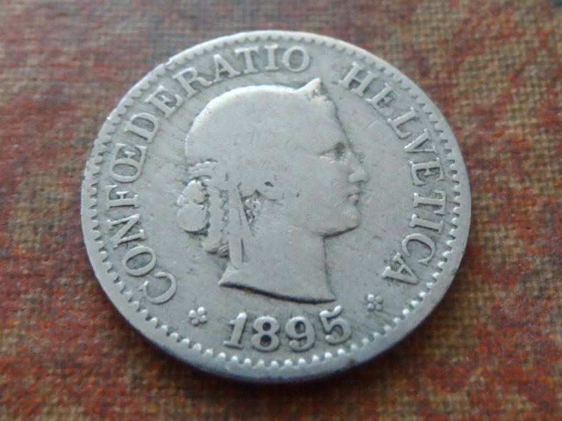 Tutti le monete: 10 Rp. 1895  (A) – Usato da Romanel-sur-Lausanne venduto da Swift13