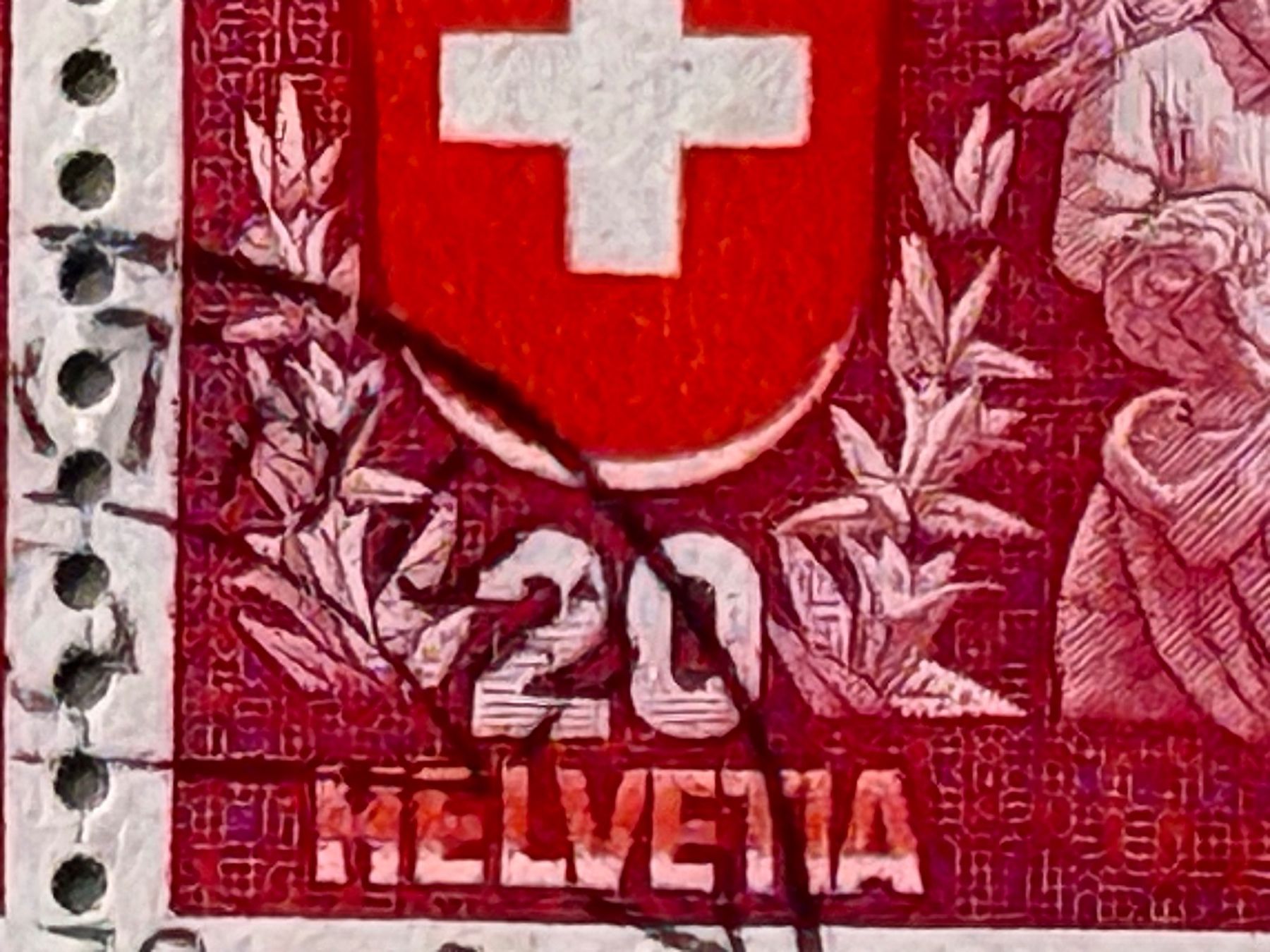 Tutti i francobolli: 220, starke Druckverschiebung, Viererblock, Winterthur – Usato da Aarau venduto da hilde47 2