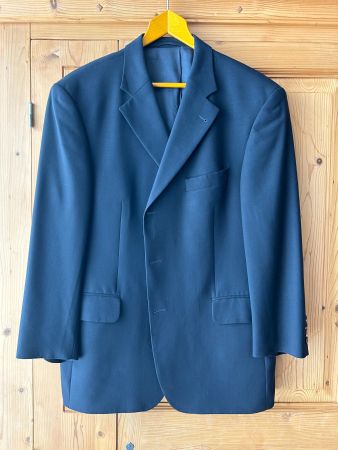 Atelier Torino Elegantes Herren Sakko Gr. M Dunkelblau
