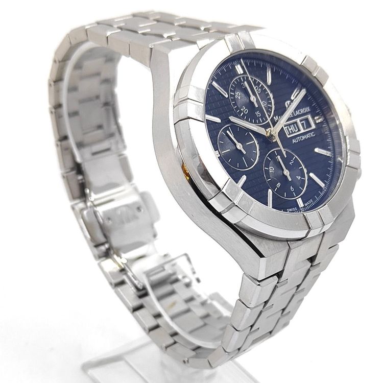 Maurice Lacroix Orologi: Maurice Lacroix Aikon Automatic Chronograph Black Dial – Usato da Montreux venduto da CashPay_Montreux 5