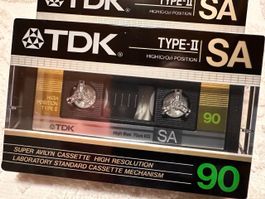 TDK SA 90 High Position Kassetten, 3 Stk. Sammlerqualität!!!