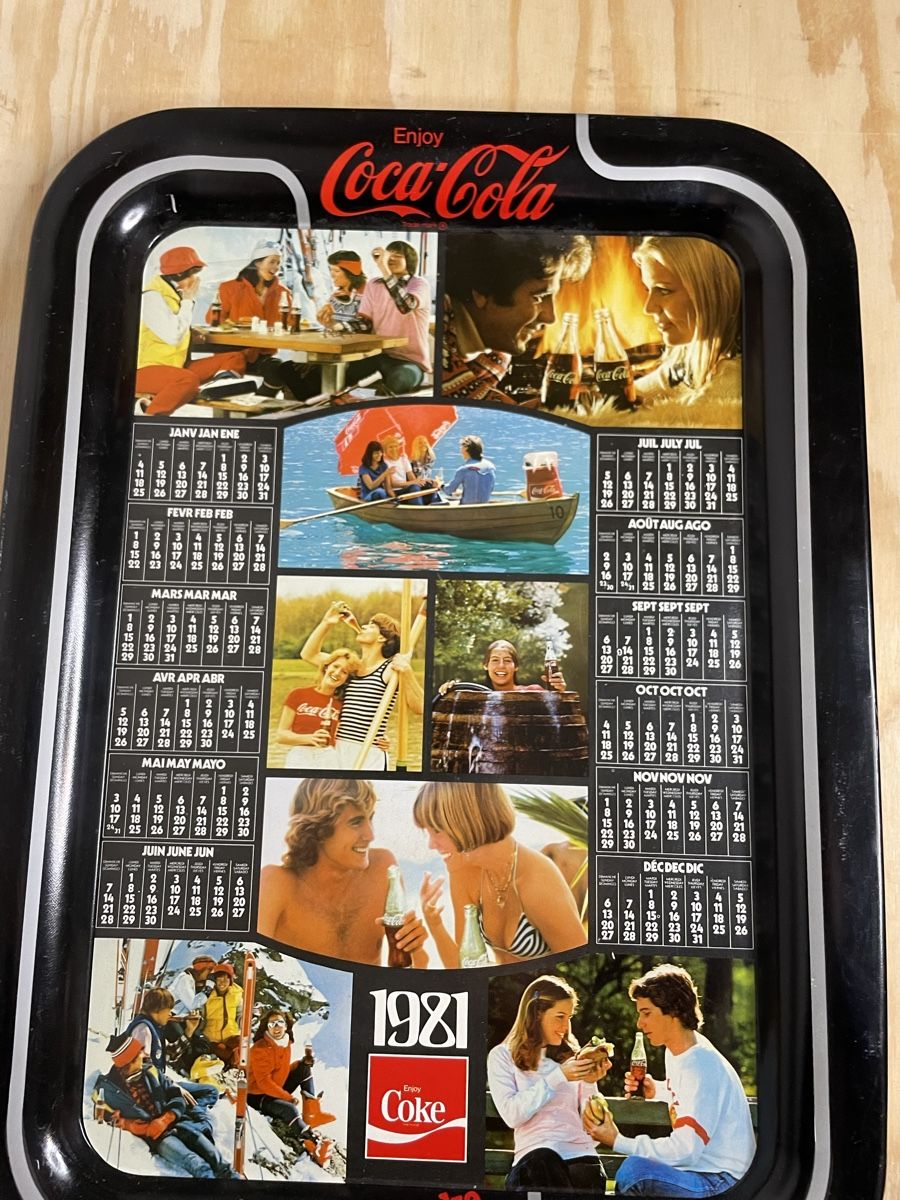 Servierplatten: Coca Cola Tablett – Gebraucht aus Schliern b. Köniz von Trebesch 3
