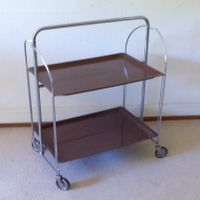 schöner vintage DINETT BREMSHEY Servierwagen aus den 60ies