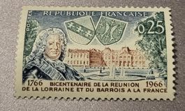 Frankreich 1966 briefmarke