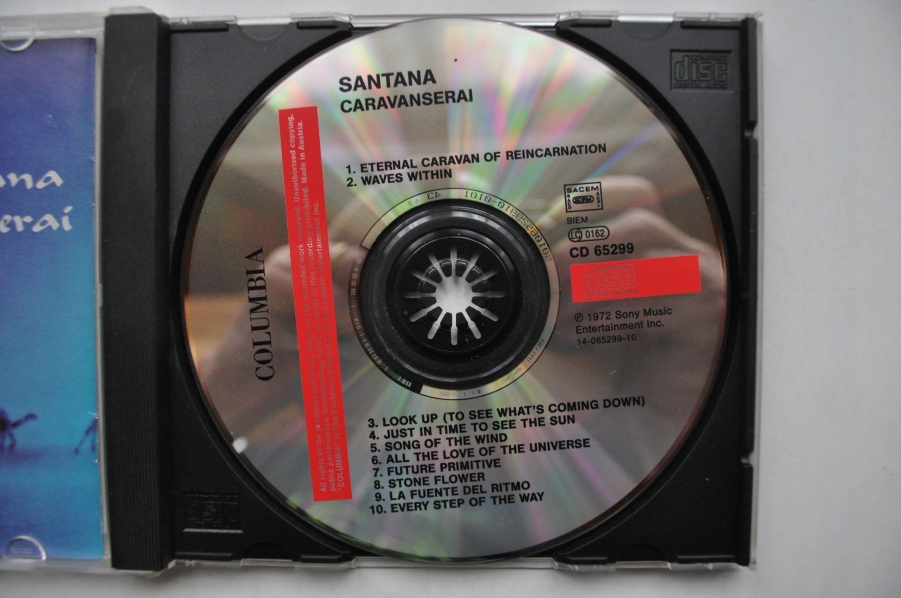 CD: Santana - Caravanserai – Usato da Marin-Epagnier venduto da Vinil68 2