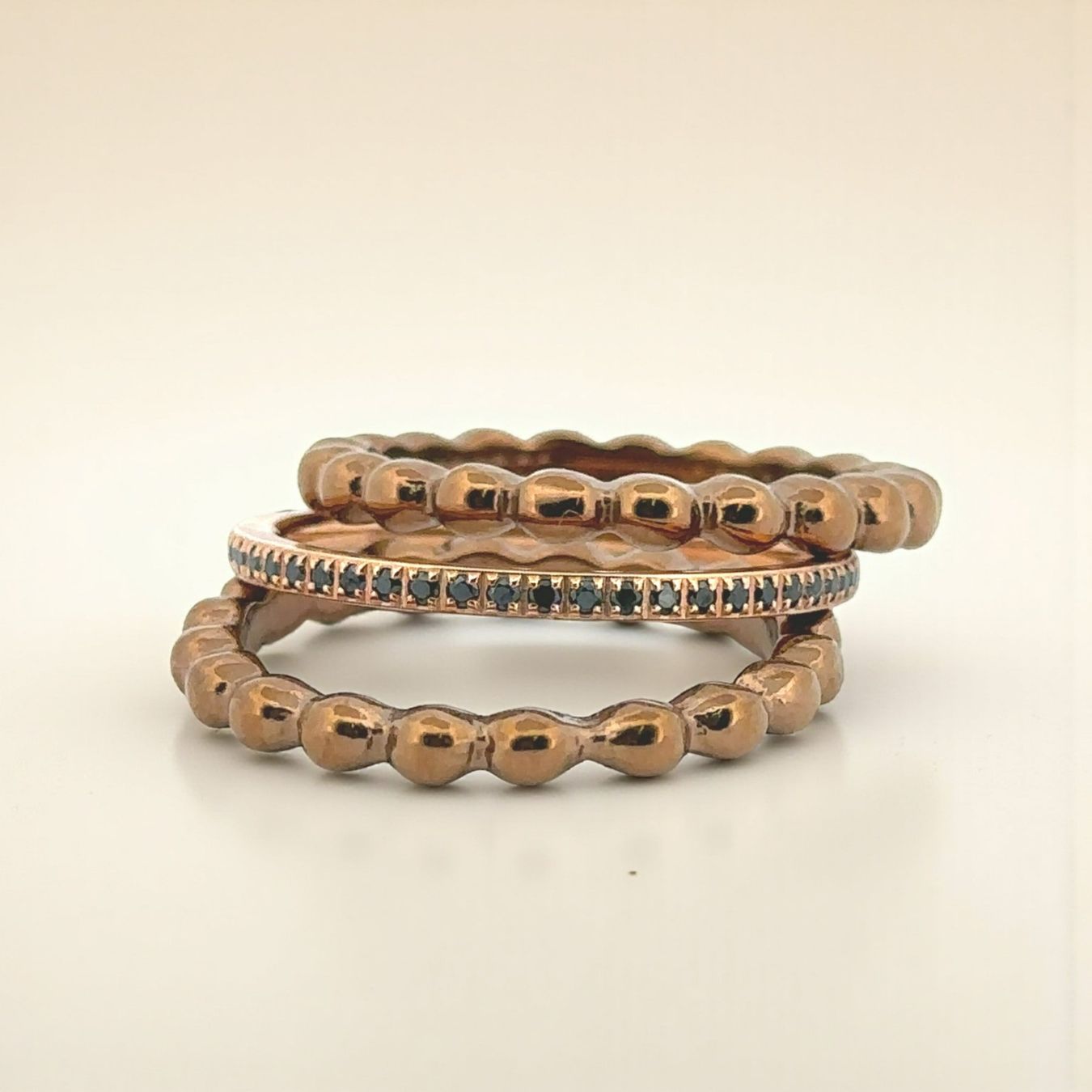 Olga Ribler Ringe: Ring-Set aus 3 Ringen – Edelstahl –Grösse 62 – Neu (gemäss Beschreibung) aus Luzern von Schmuckoutlet 1