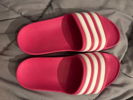 Pink Adidas Adilette Badschlappen Gr. 38 - Top fuer de Su...