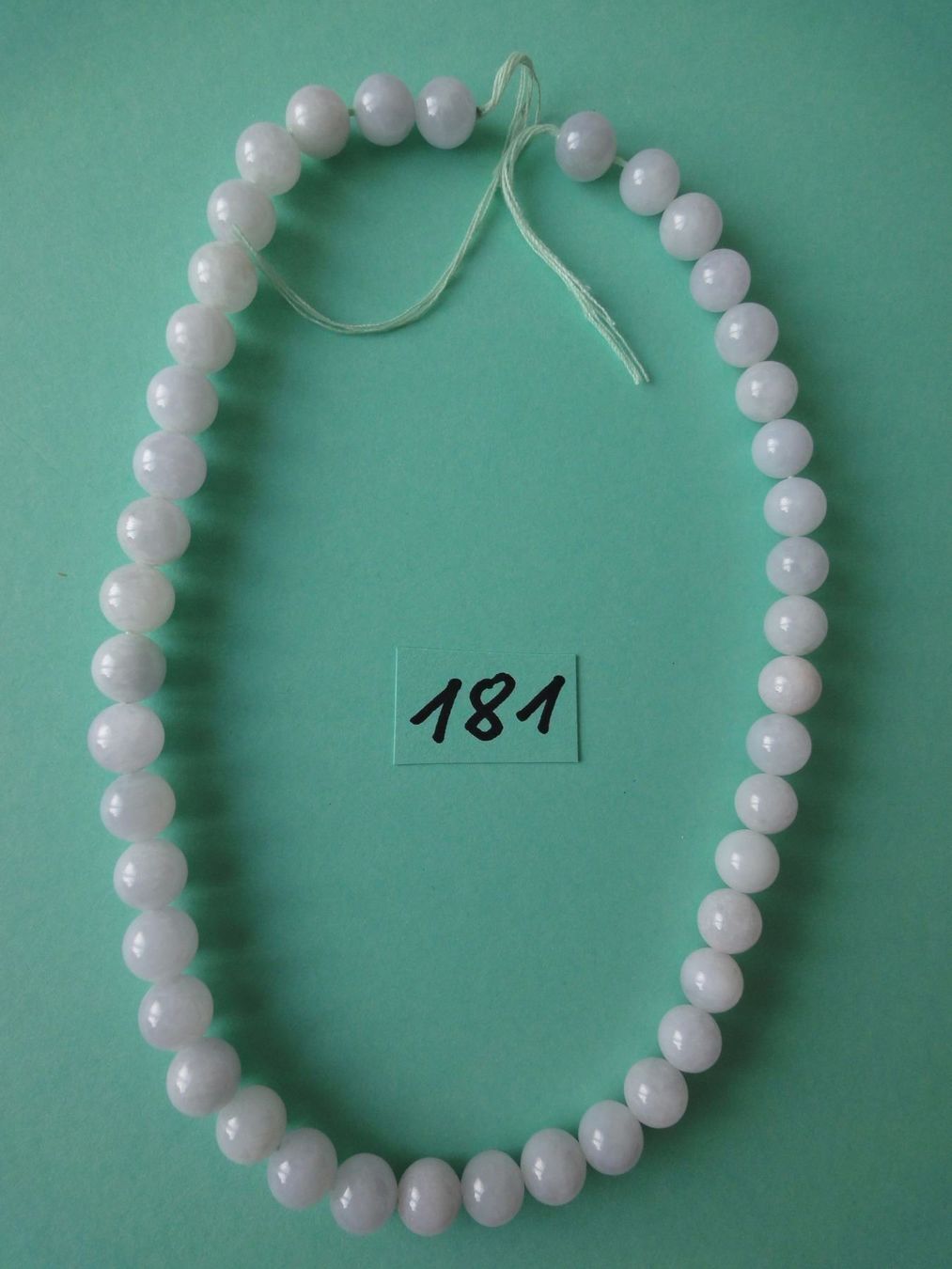 Pietre preziose: Edelsteinstrang - Burma Jade 43 Kugeln – Nuovo (secondo la descrizione) da Chur venduto da omonia