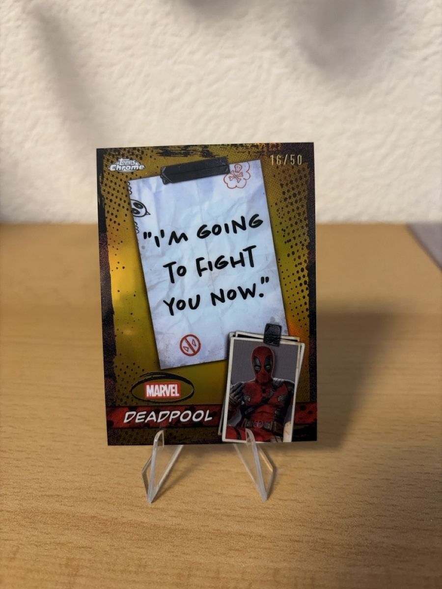 Topps Cartes à collectionner: Marvel Deadpool carte 16/50 – Neuf (Voir description) à la chaux-de-fonds par swann88