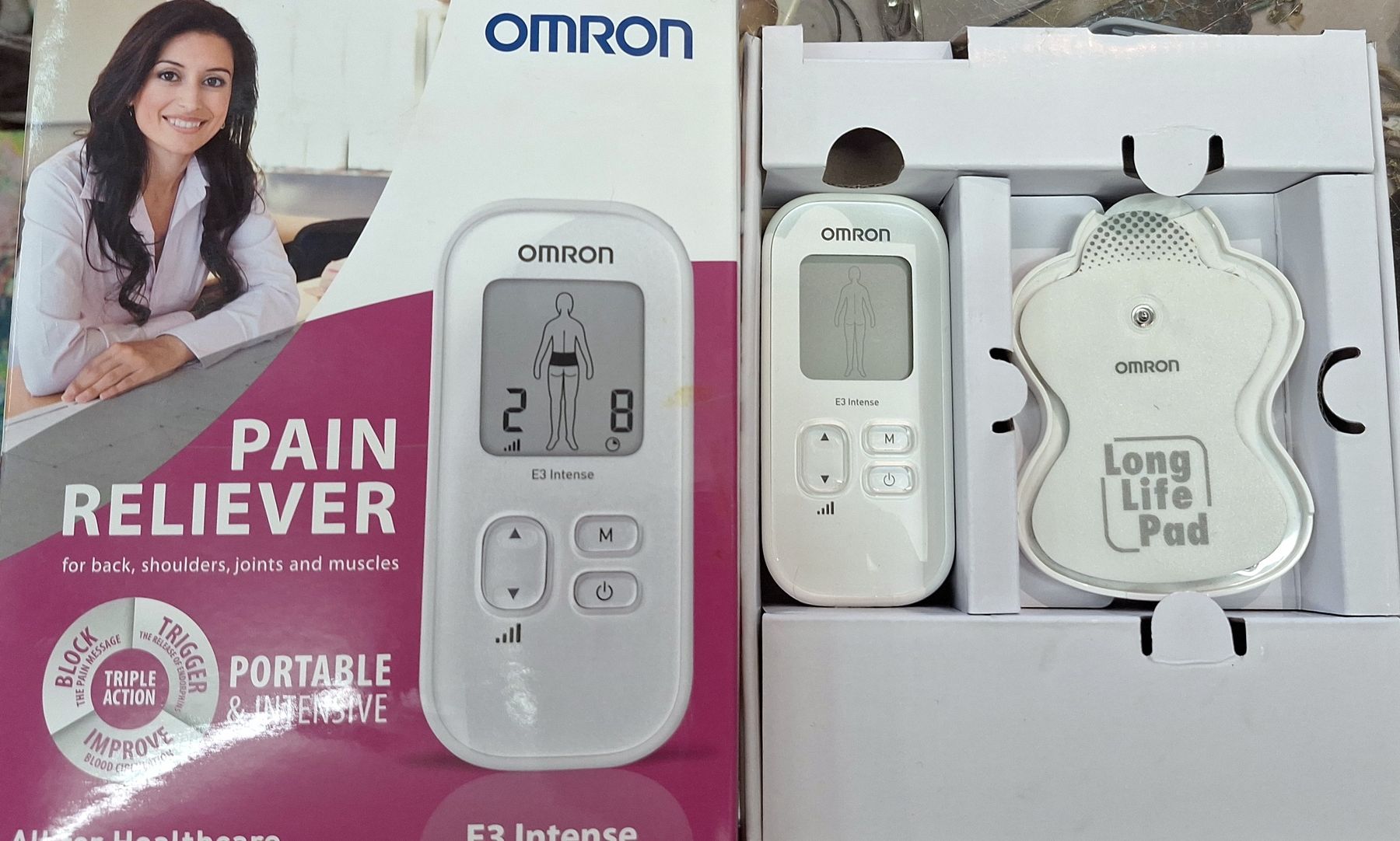 Omron Dispositivi per massaggi: OMRON E3 Intense Schmerztherapiegerät ! – Usato da Emmenbrücke venduto da abu_9mj8