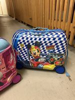 Vendo 2 trolley con ruote per bambini Minnie e Topolino