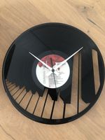 Schallplatten Vinyl Wanduhr Piano Orologio da parete