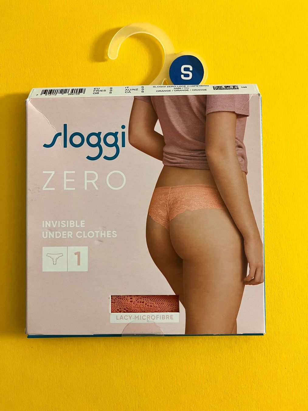 Sloggi Altra biancheria intima: SLOGGI, Hipstring Zero Lace, Grösse S, Farbe Orange, 1 Stück – Nuovo e nell'imballaggio originale da Rudolfstetten venduto da gst_g7xl