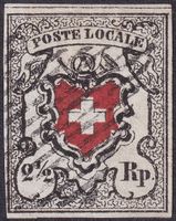 POSTE Locale, 14I (T.22) fehlerfrei mit Attest, Kat 2'100.-+