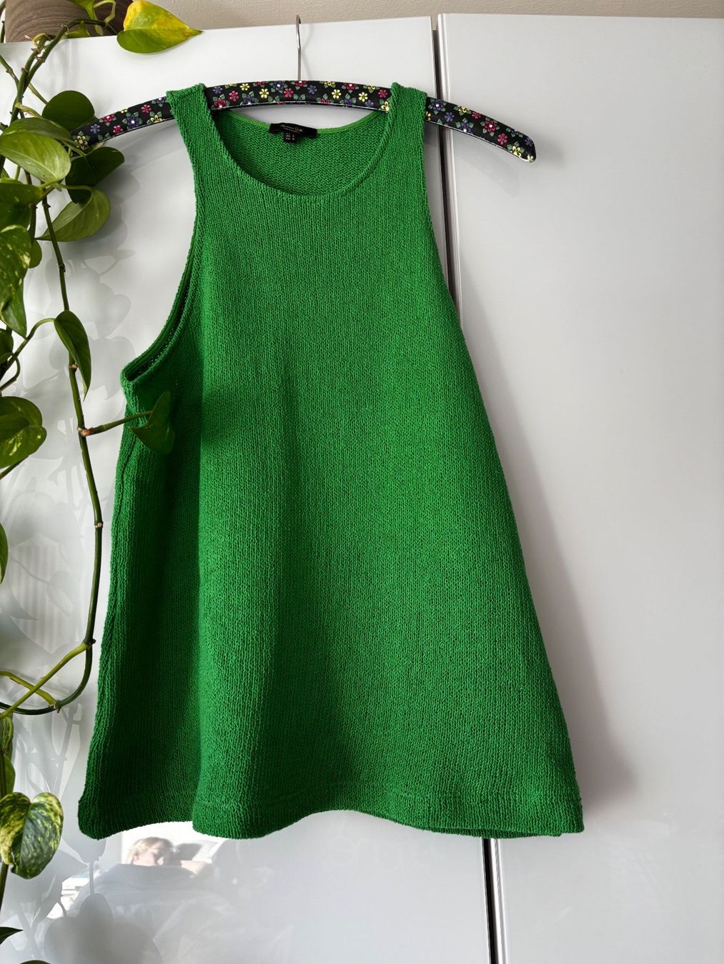 Massimo Dutti Top: MASSIMO DUTTI grünes Top aus Baumwollstrick Gr. M – Usato da Zürich venduto da missmodernage