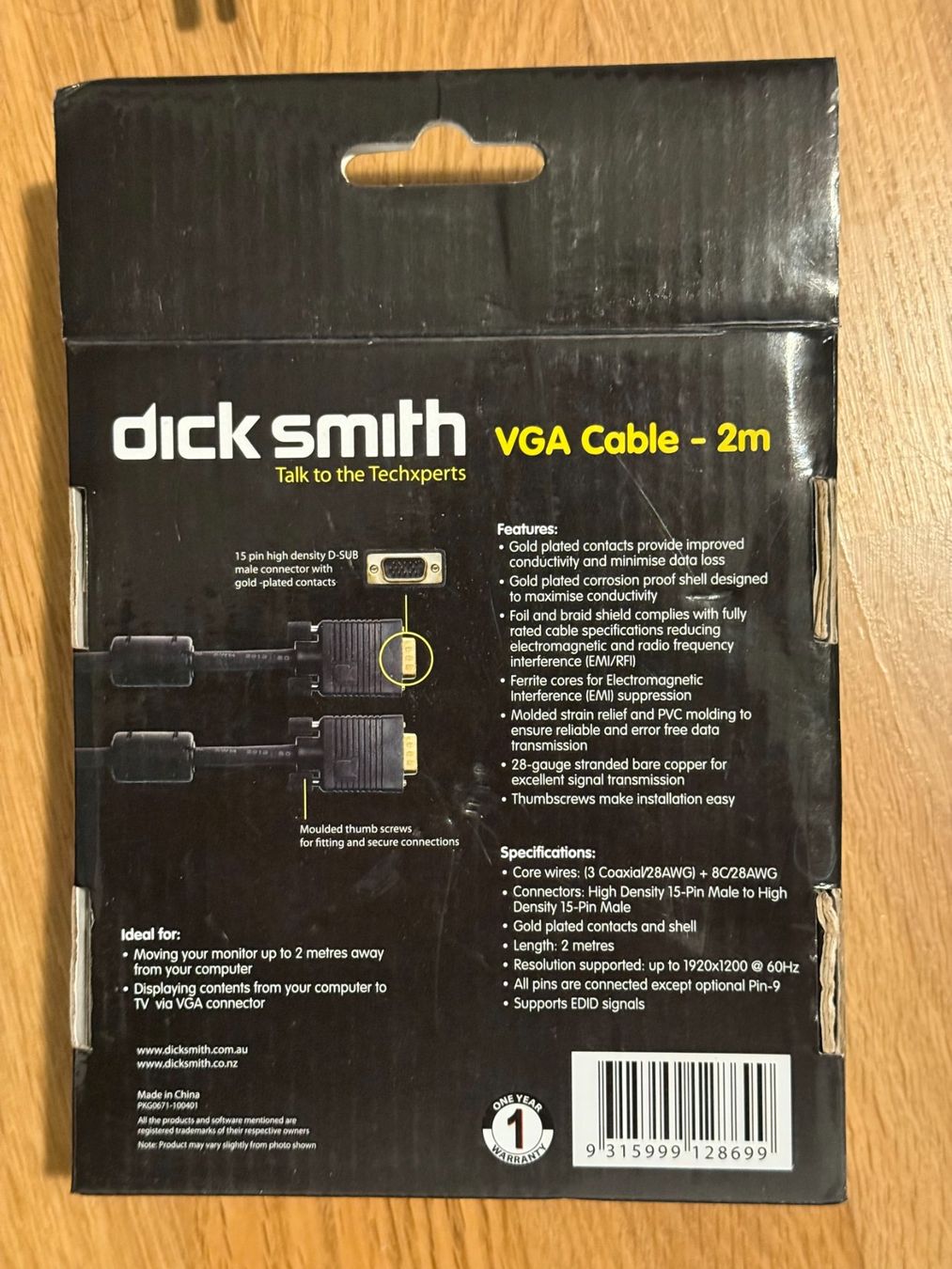 Kabel: VGA Kabel 2m – Neu (gemäss Beschreibung) aus Uster von peterhuber82 1