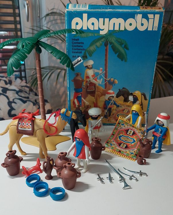 Playmobil Vintage 3415 – Les Bédouins – Figurines Et Accessoires – Occasion