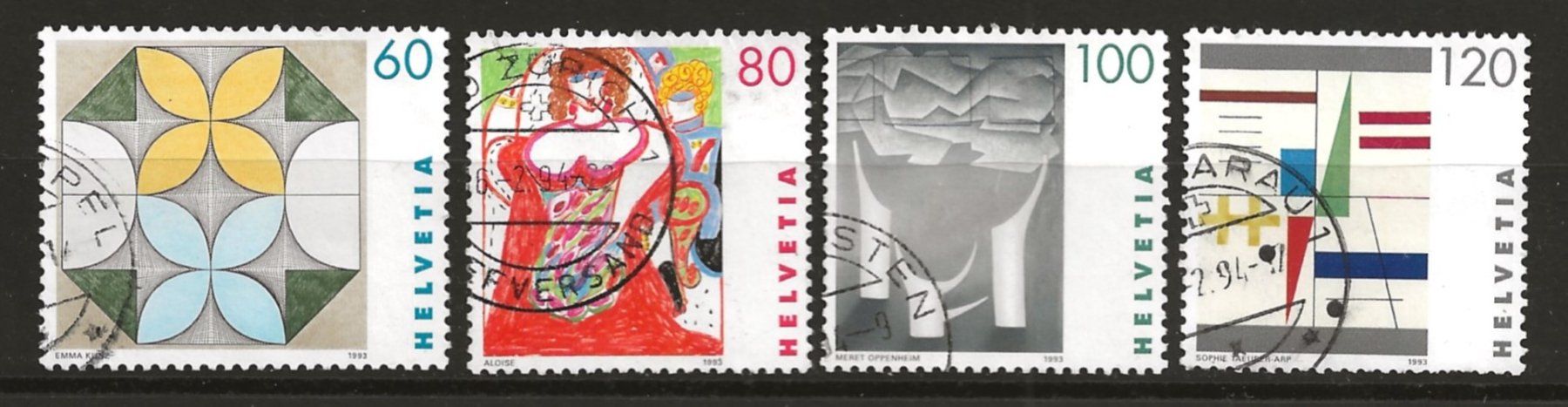 Tutti i francobolli: 1993 Z848-851 gebraucht – Usato da Susten venduto da lmf_98wh